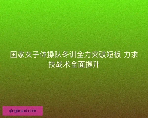 国家女子体操队冬训全力突破短板 力求技战术全面提升